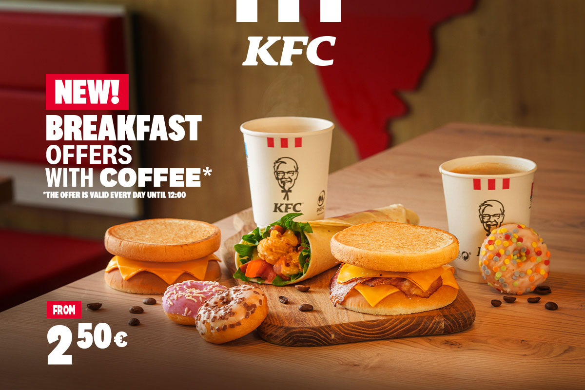 The KFC breakfast menu is here! - KFC